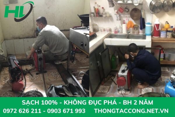 Dịch vụ thông tắc cống Phường Thanh Xuân Trung