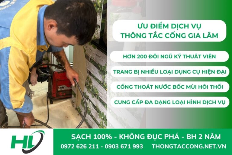Dịch Vụ Thông Tắc Cống Giá Rẻ Minh Đức - Thông Tắc Cống thông tắc cống tại gia lâm