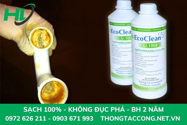 Chai thông bồn rửa bát EcoClean L 100F