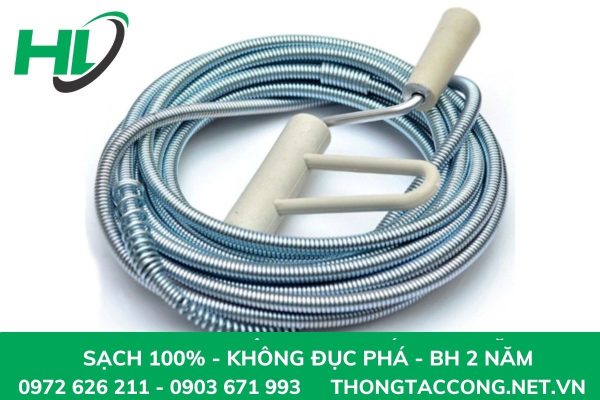 Dây lò xo thông tắc cống Bảo Long Thành