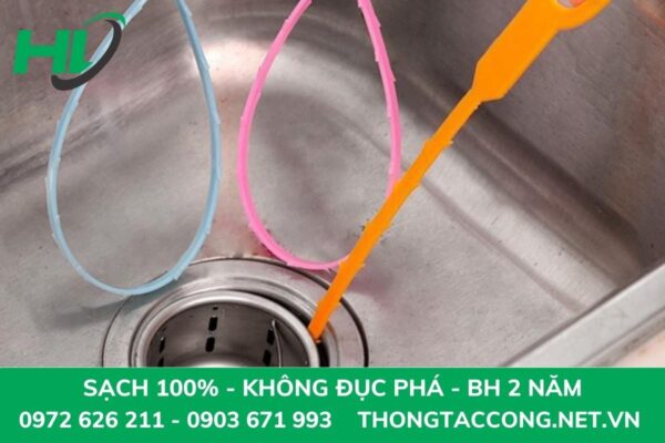 Dụng cụ thông bồn rửa bát xương cá