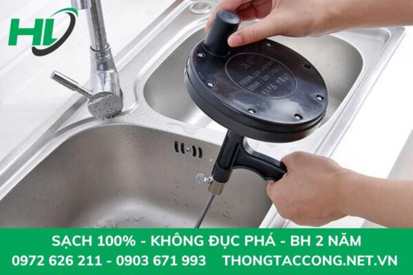 Dụng cụ thông bồn rửa chén cầm tay đa năng Bửu Nghệ Thành