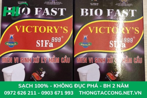 Men vi sinh xử lý bồn cầu Sifa