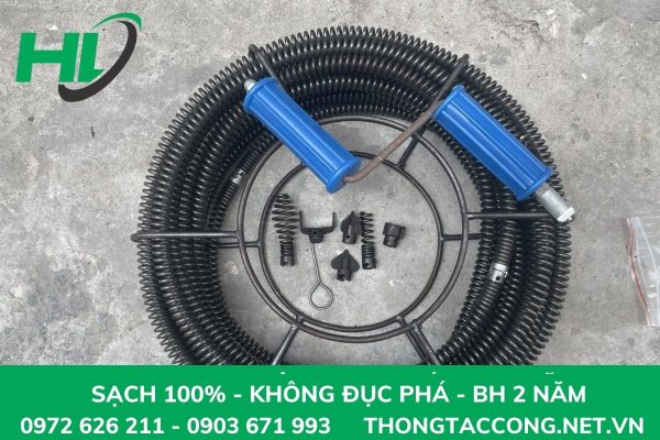 dây lò xo thông cống