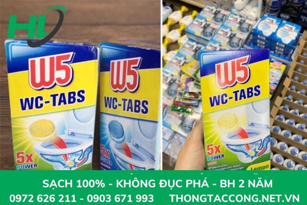 Viên sủi thông cống W5