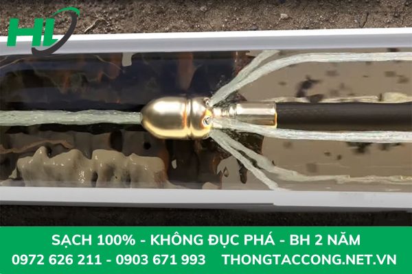 Hướng dẫn sử dụng máy thông cống áp lực nước