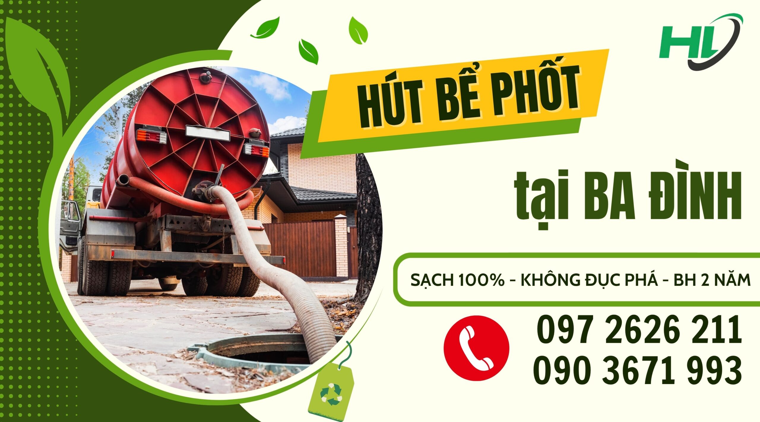 Hút Bể Phốt Tại Ba Đình – Giải Pháp Nhanh Chóng Cùng Hoàng Long