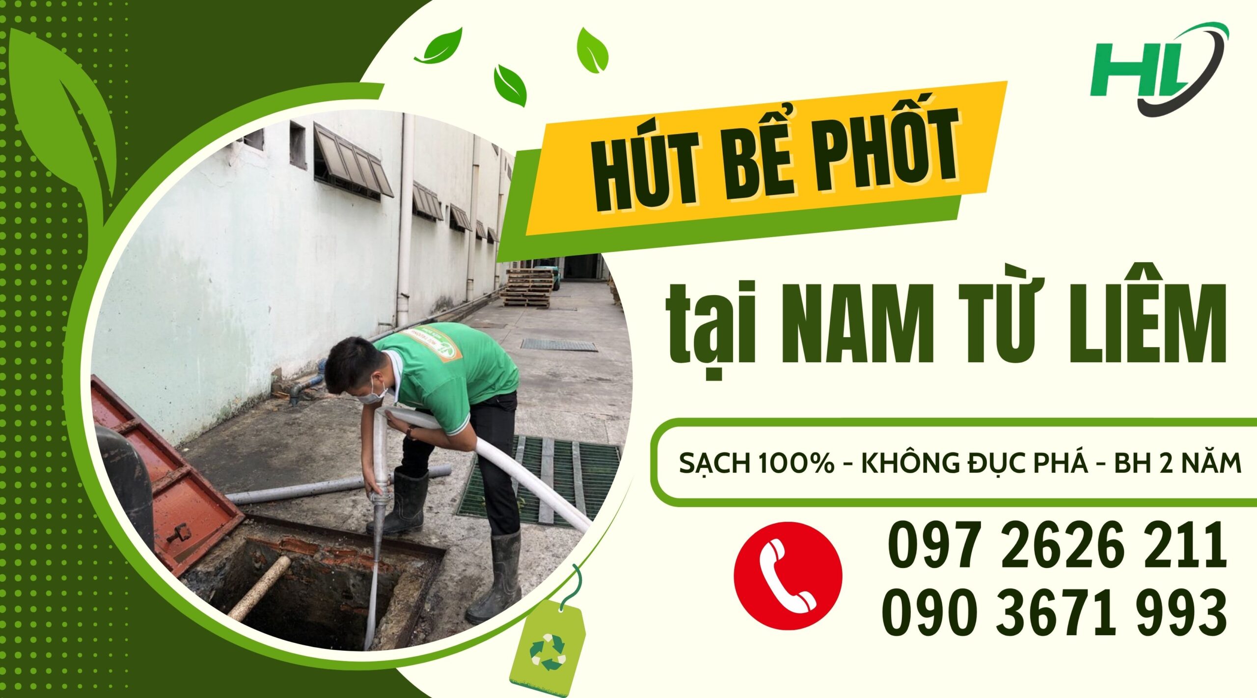 hút bể phốt tại Nam Từ Liêm