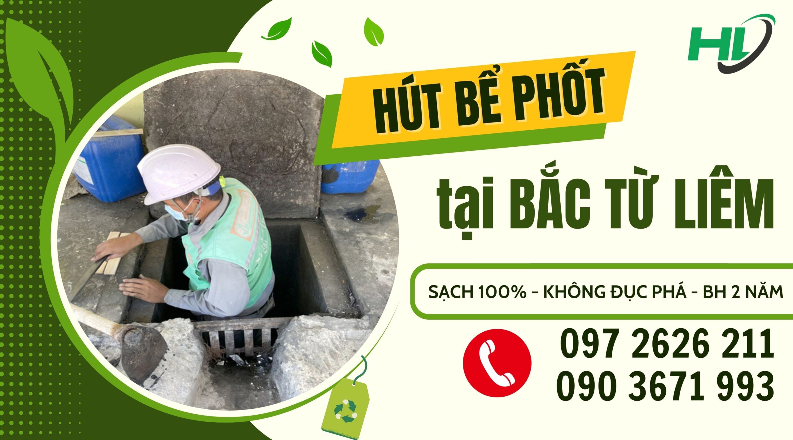 Hút bể phốt tại Bắc Từ Liêm