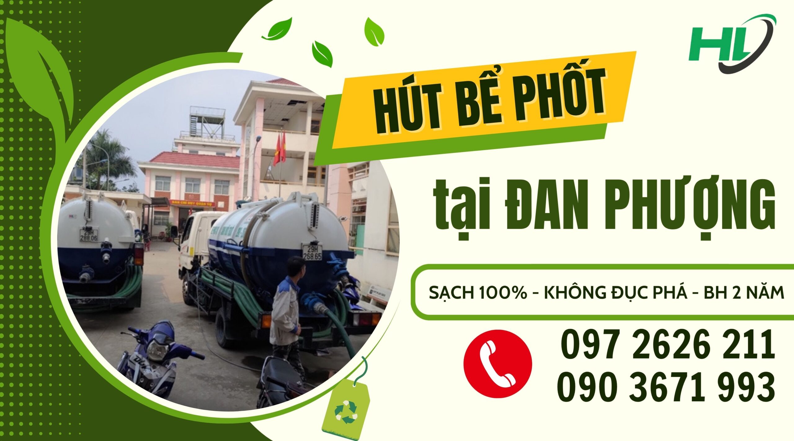 Hút Bể Phốt Tại Đan Phượng Sạch Sâu, Nhanh Chóng