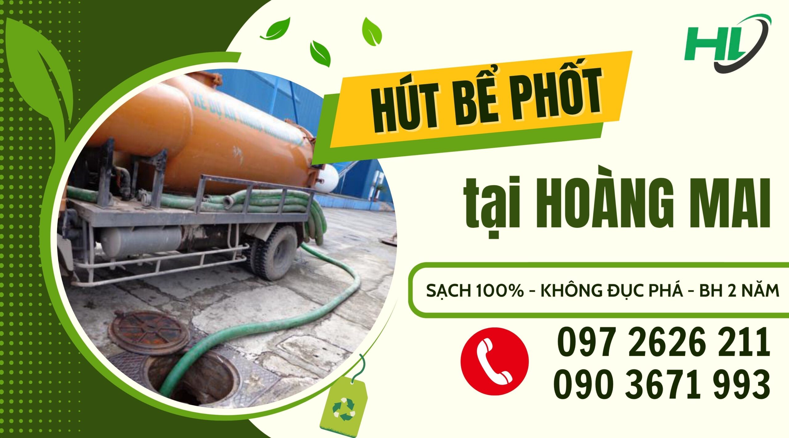 Hút Bể Phốt Tại Hoàng Mai Khi Nào Nên Gọi Dịch Vụ Chuyên Nghiệp?