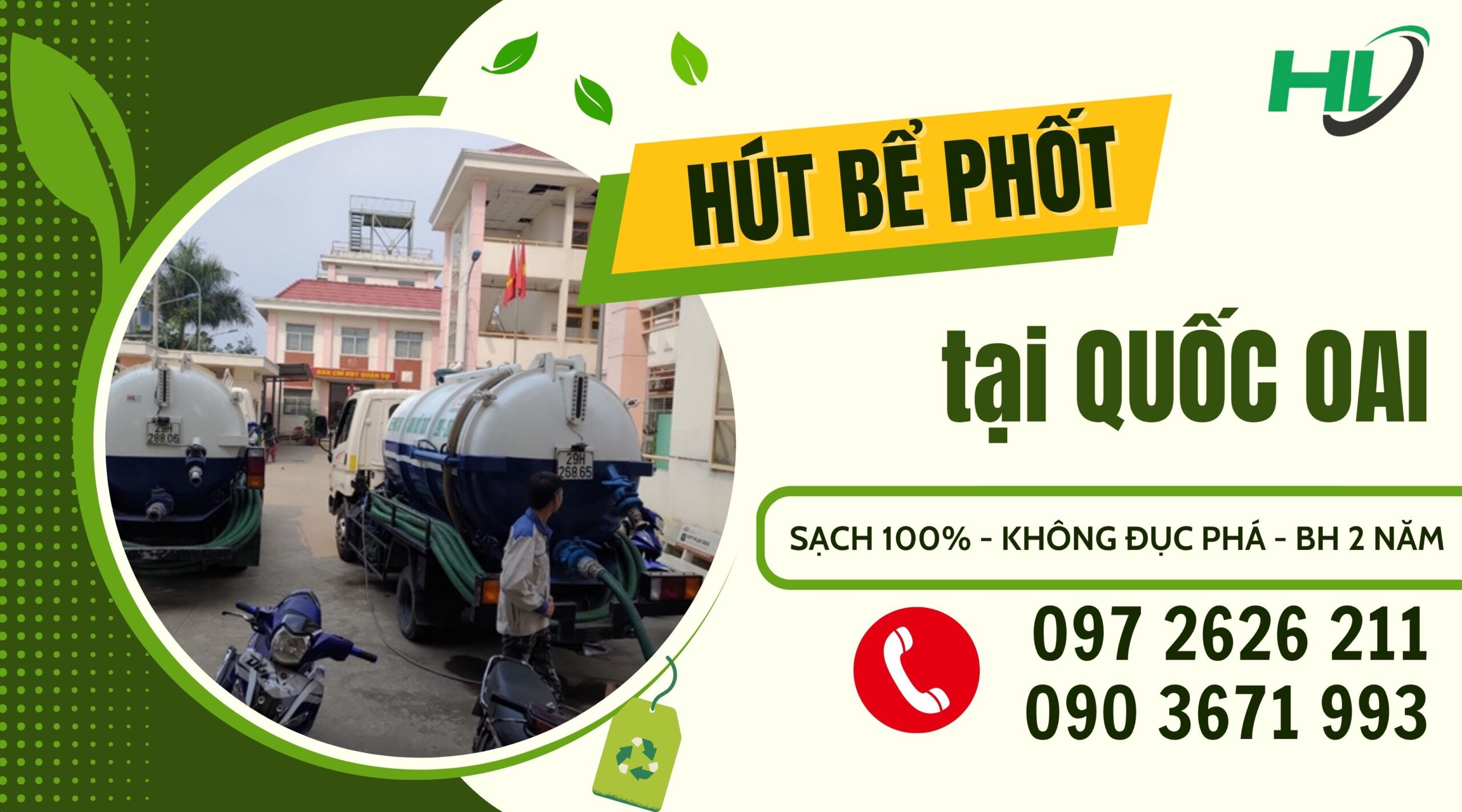 Hút Bể Phốt Tại Quốc Oai Giải Pháp Sạch Triệt Để, Giá Hợp Lý