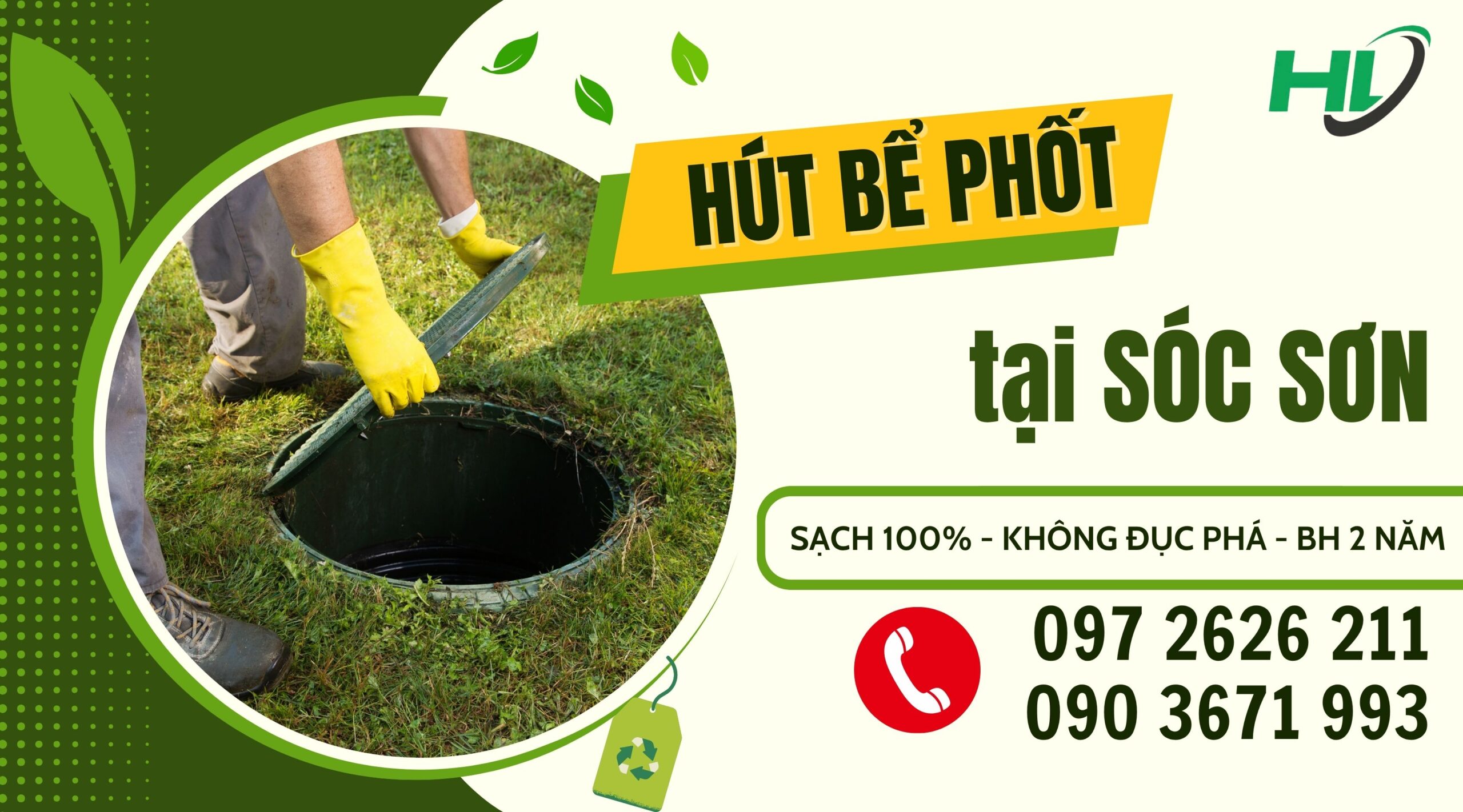 Hút bể phốt tại Sóc Sơn - Hà Nội