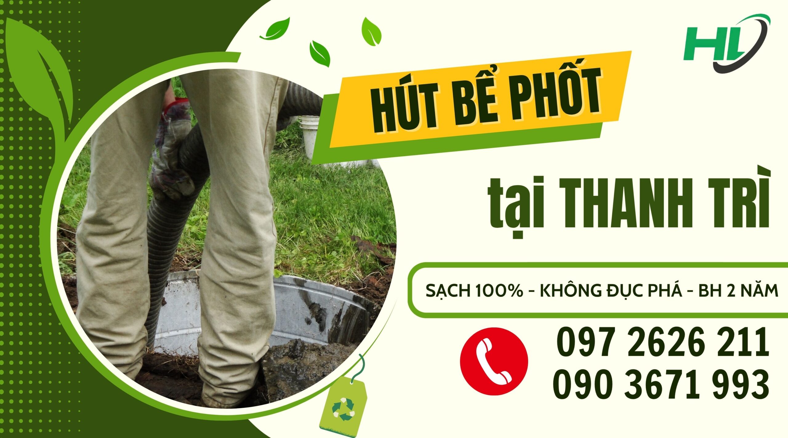Hút bể phốt tại Thanh Trì