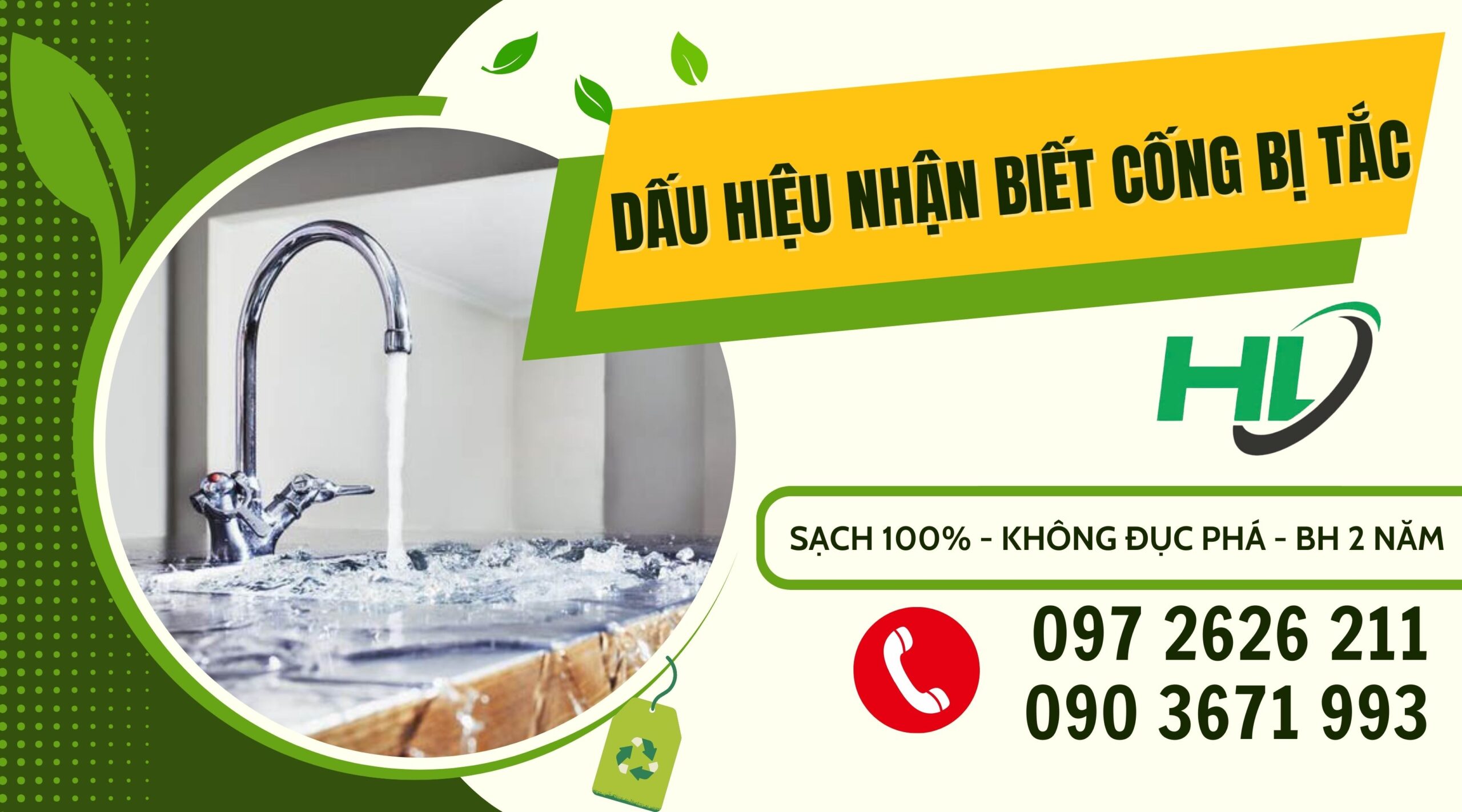 dấu hiệu nhận biết cống bị tắc
