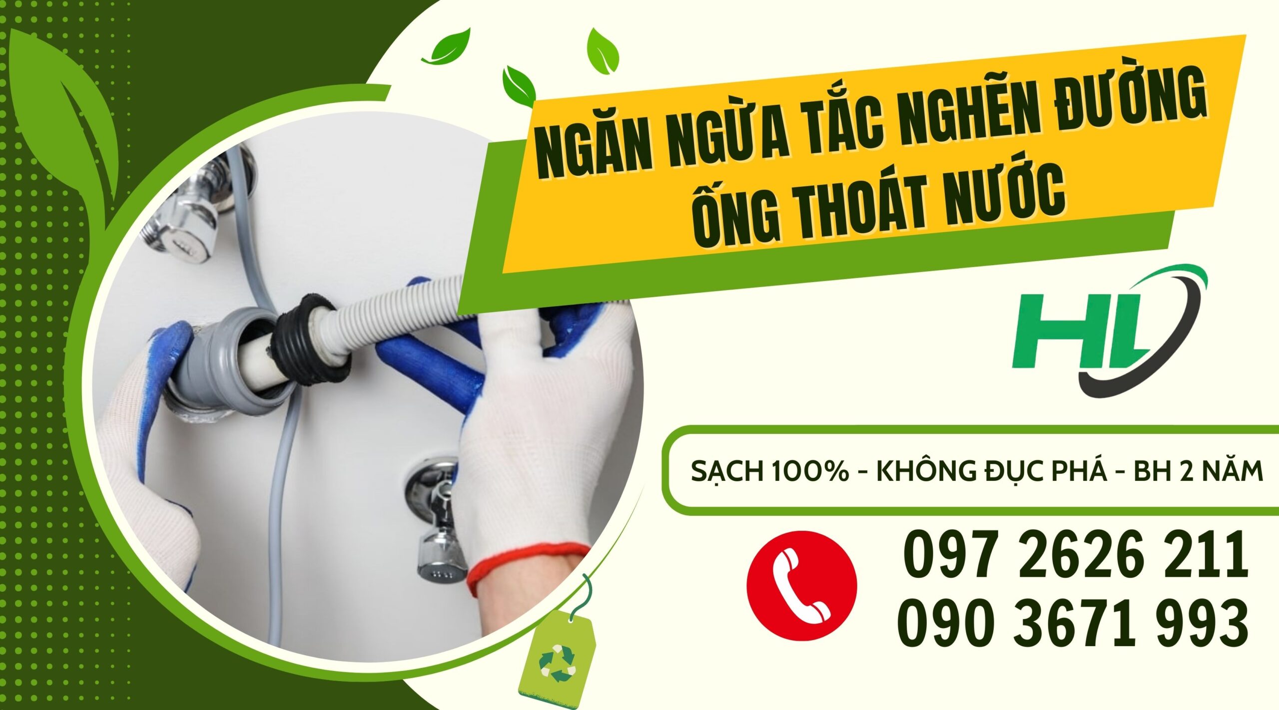 ngăn ngừa tắc nghẽn đường ống thoát nước