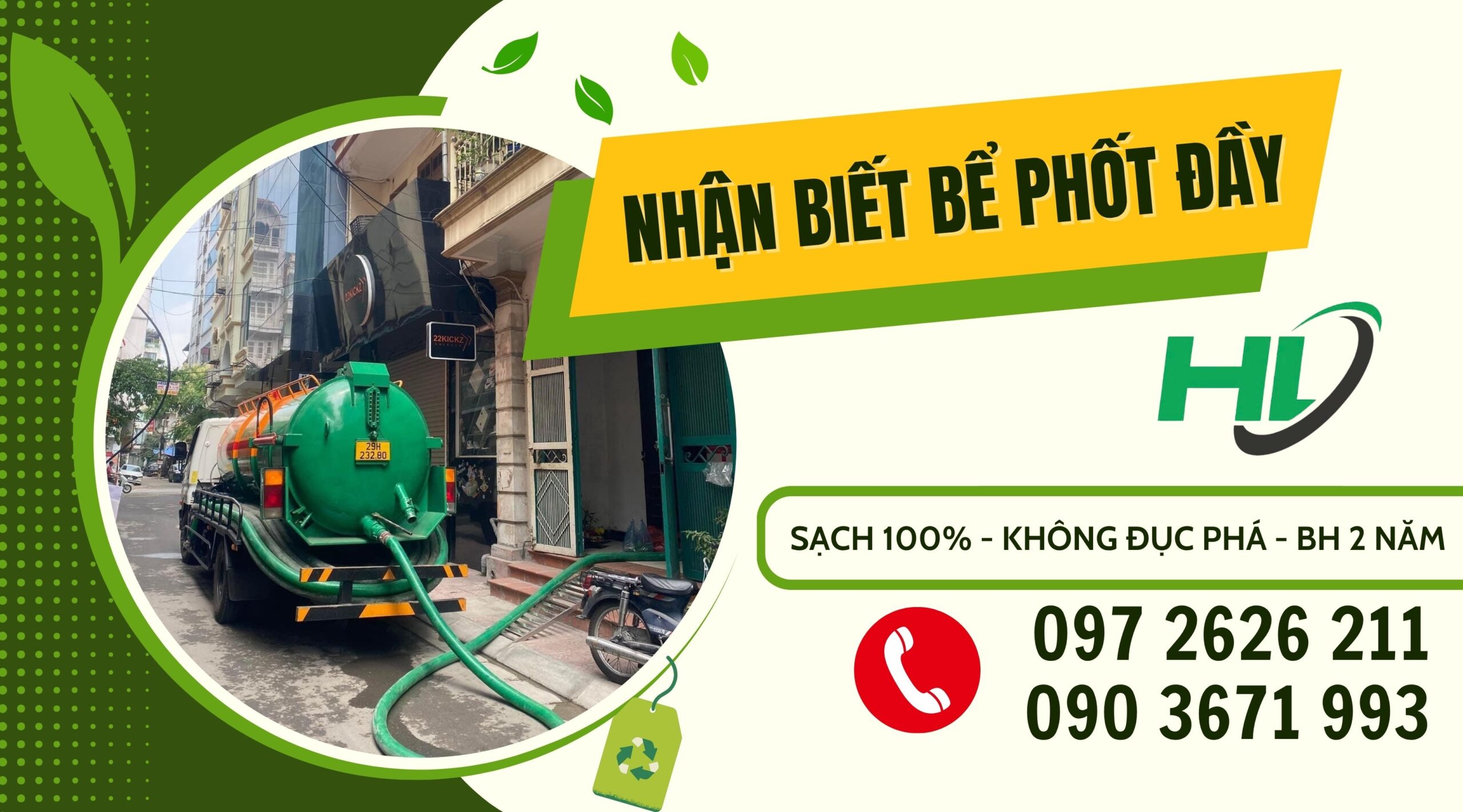 nhận biết bể phốt đầy
