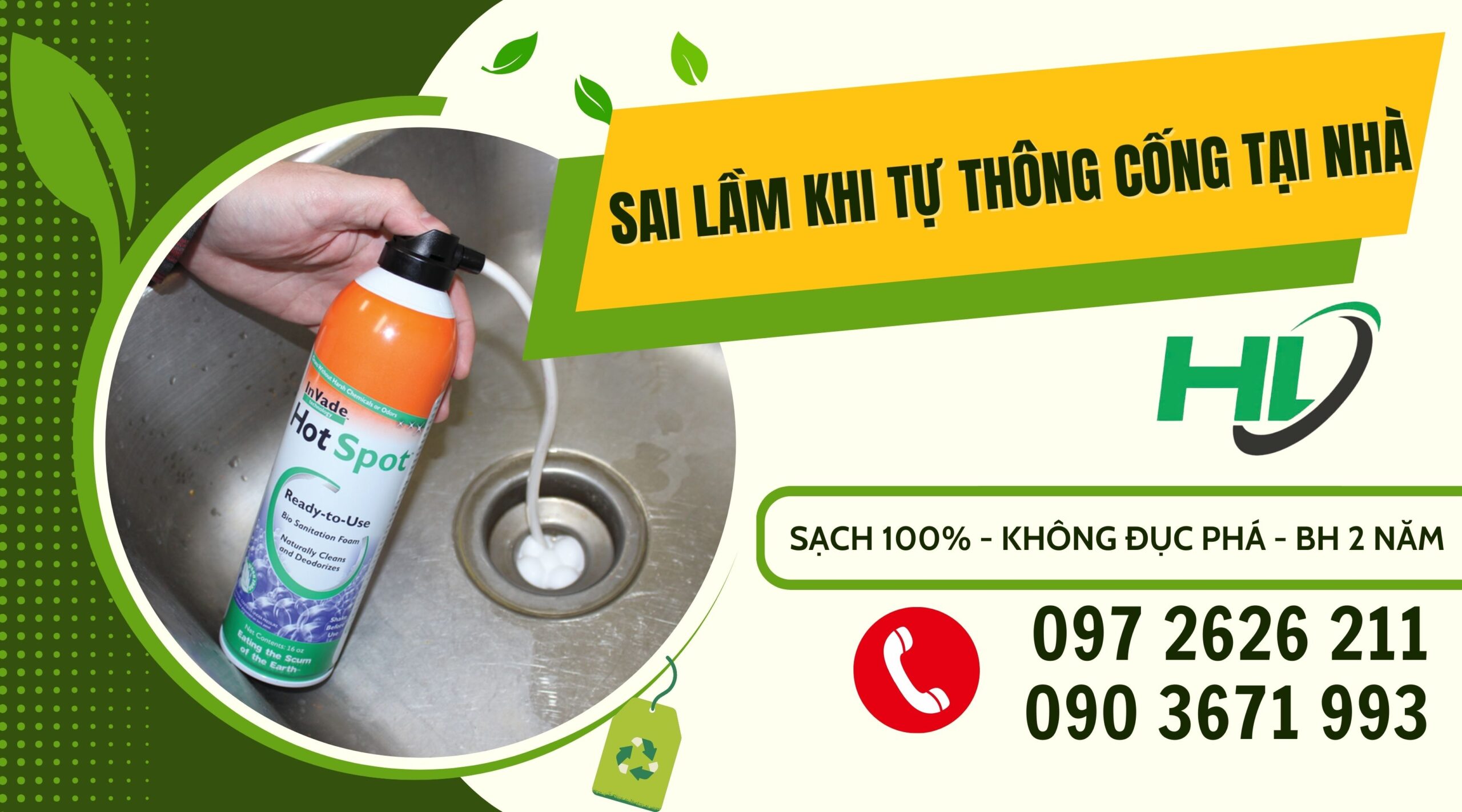 sai lầm khi tự thông cống
