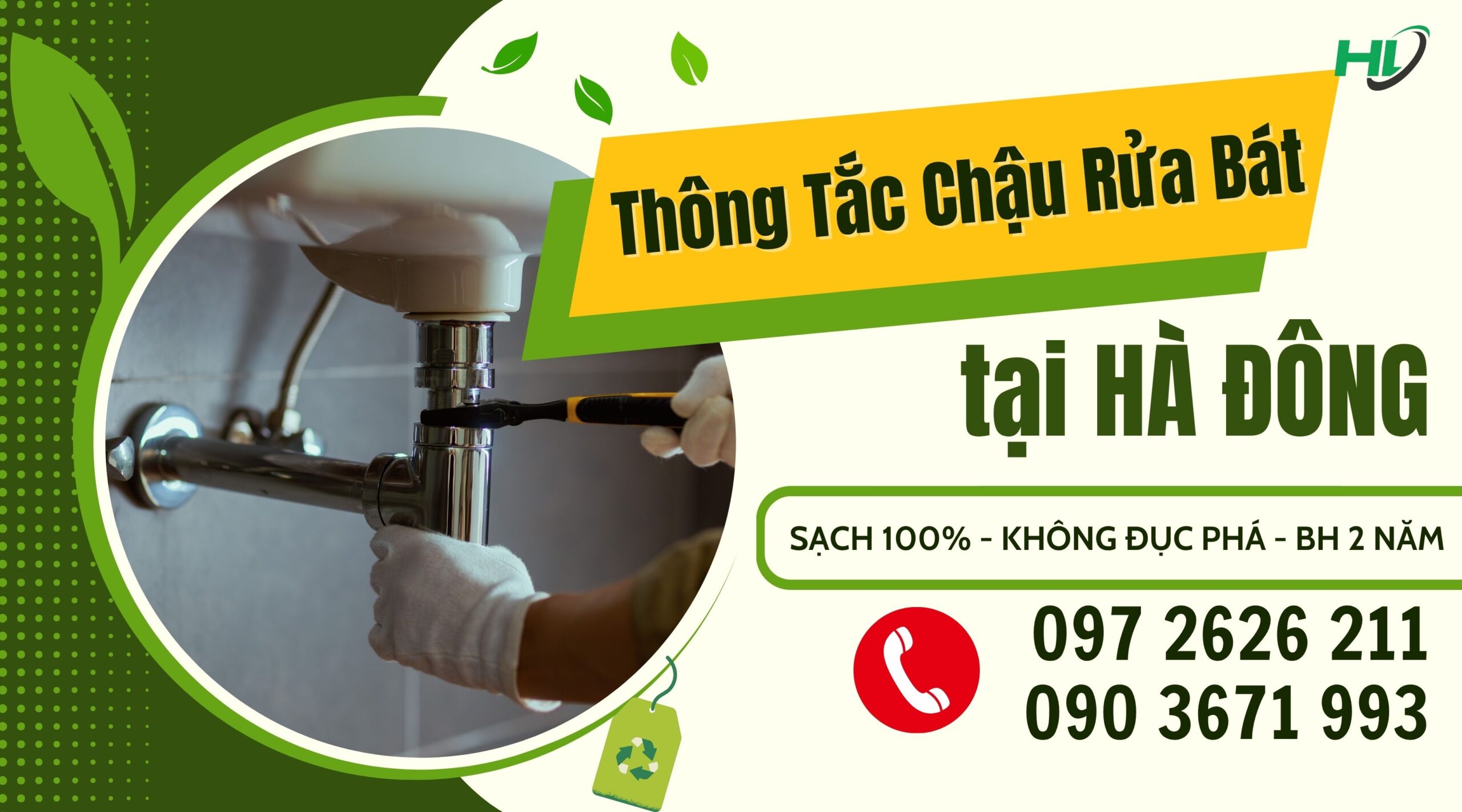 Thông Tắc Chậu Rửa Bát Tại Hà Đông Hiệu Quả, Không Gây Mùi