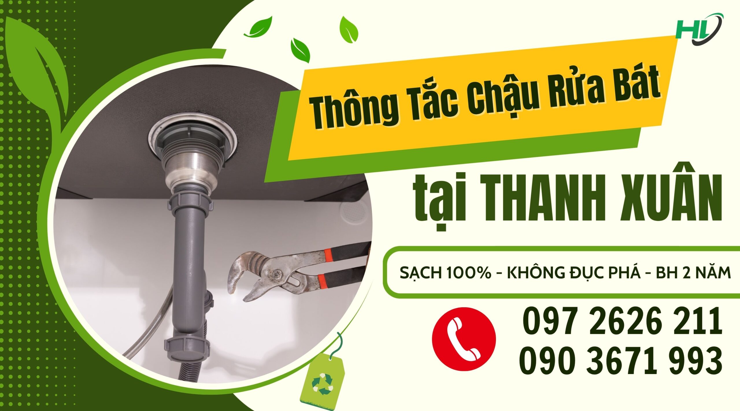 Thông Tắc Chậu Rửa Bát Tại Thanh Xuân