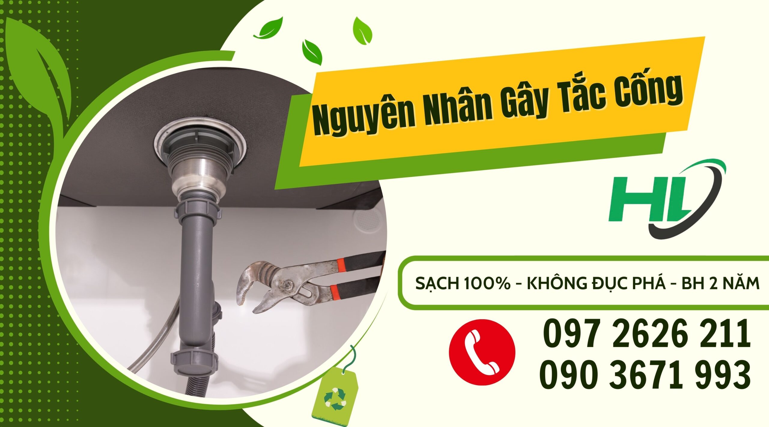 nguyên nhân gây tắc cống