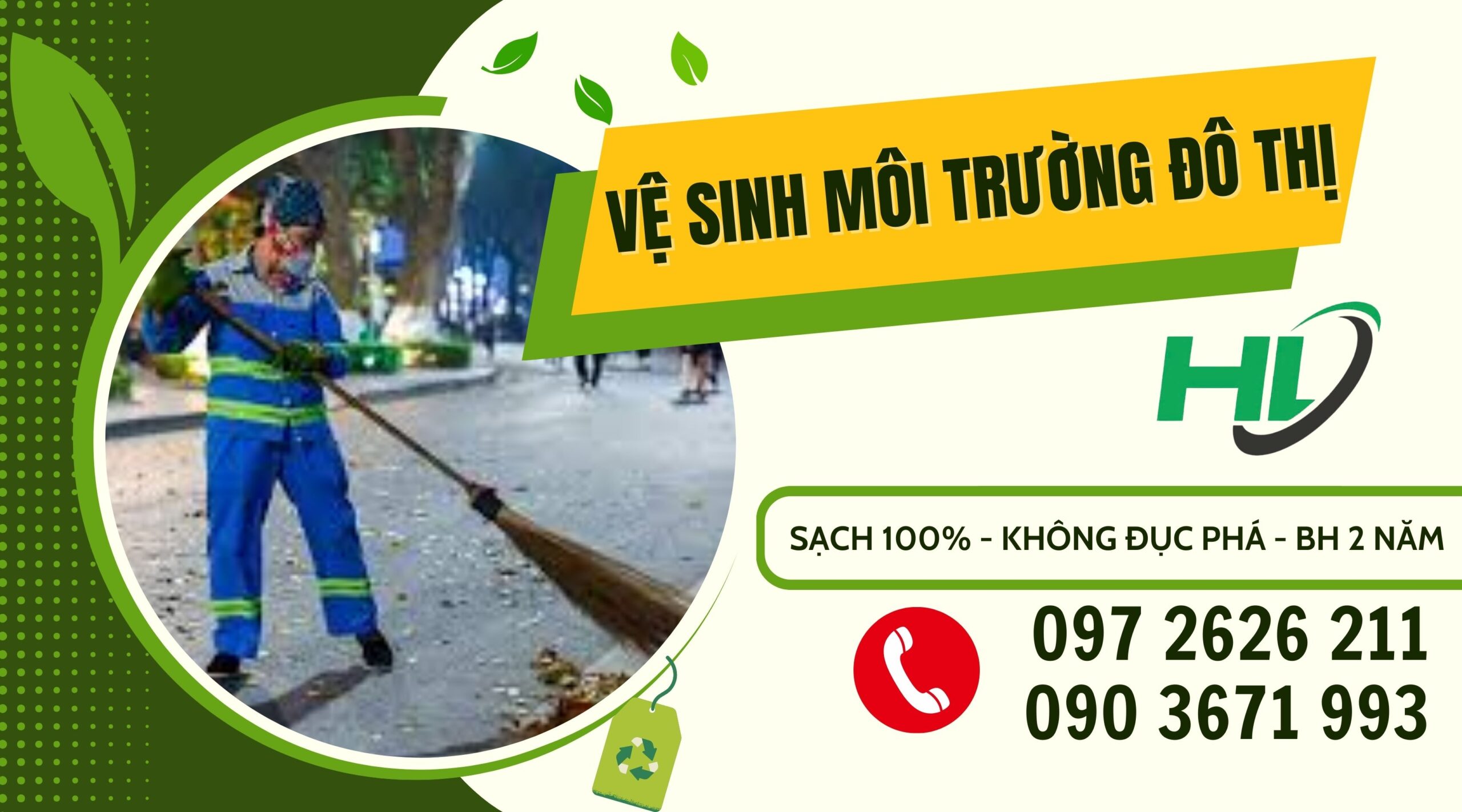 Dịch vụ vệ sinh môi trường đô thị Hà Nội