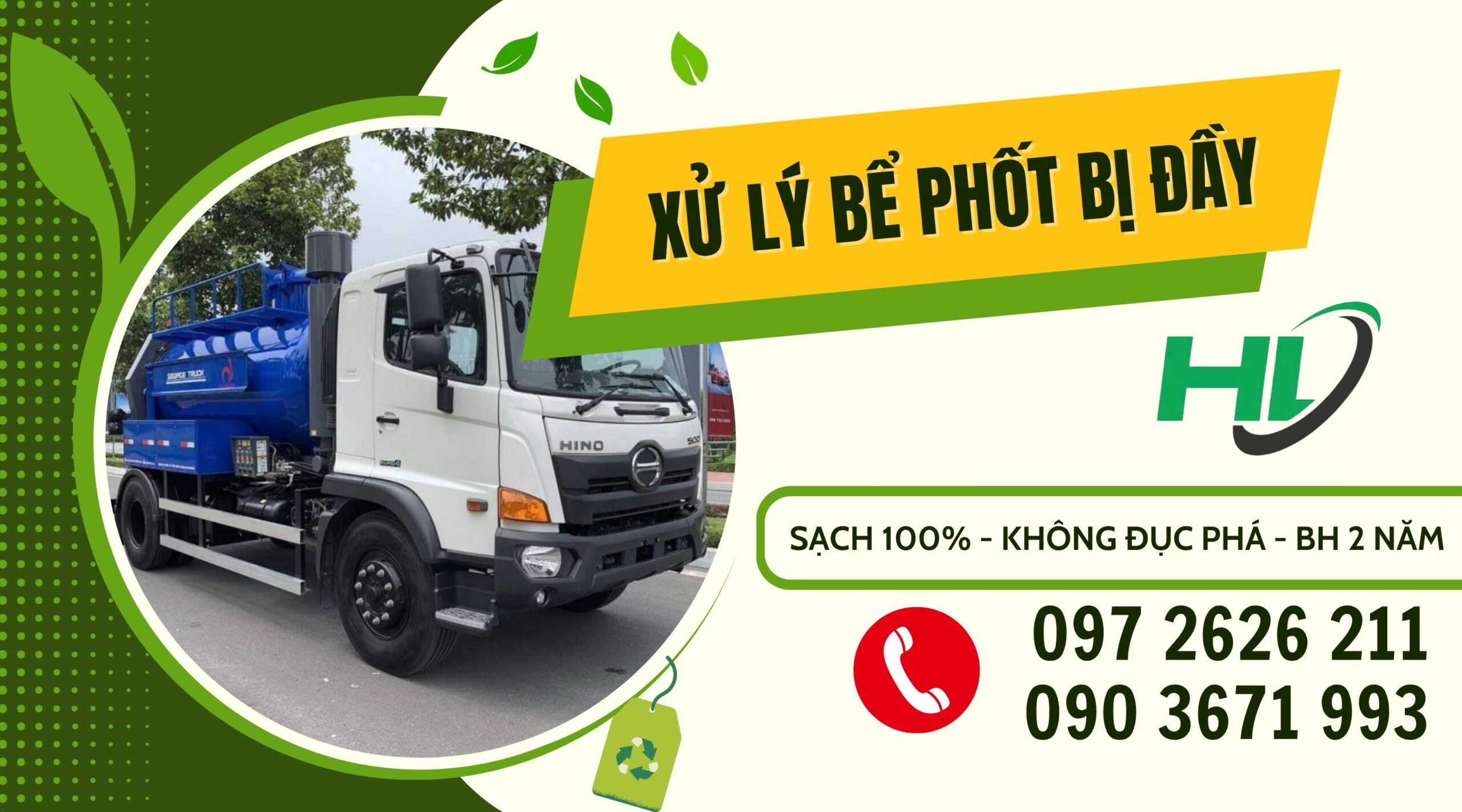 xử lý bể phốt bị đầy