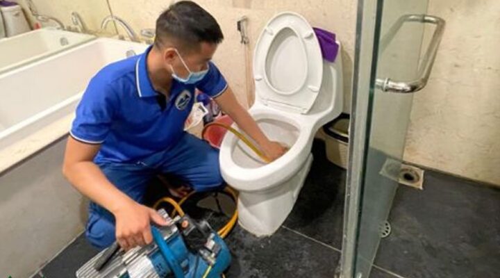 thông tắc bồn cầu Vĩnh Phú