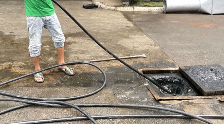 thông tắc cống sinh hoạt khu dân cư Hà Nội