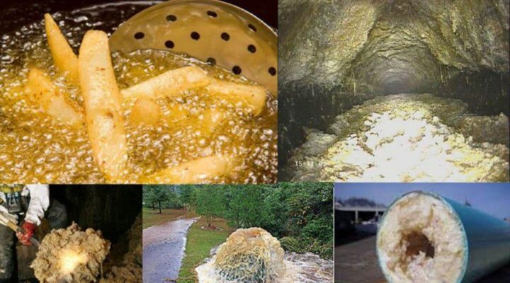 cách thông cống bị tắc mỡ