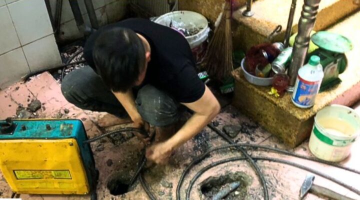 xử lý cống nghẹt lâu ngày