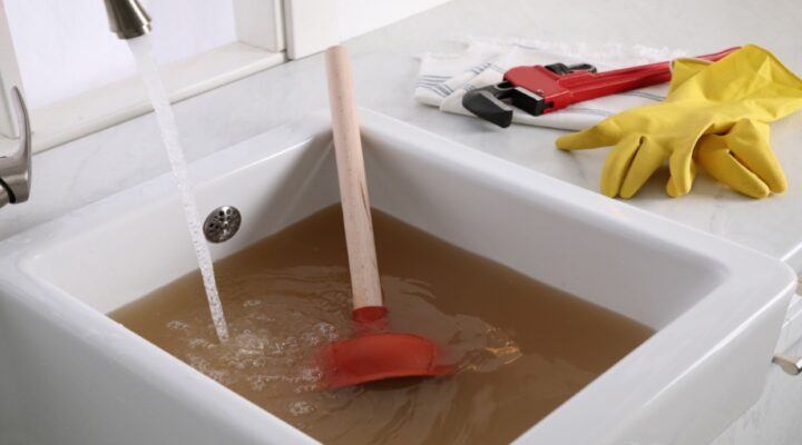 xử lý cống nghẹt lâu ngày tại nhà