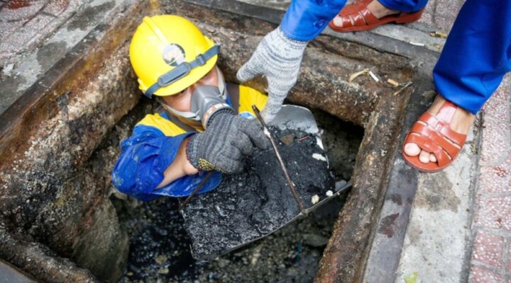 xử lý cống nghẹt lâu ngày tại nhà